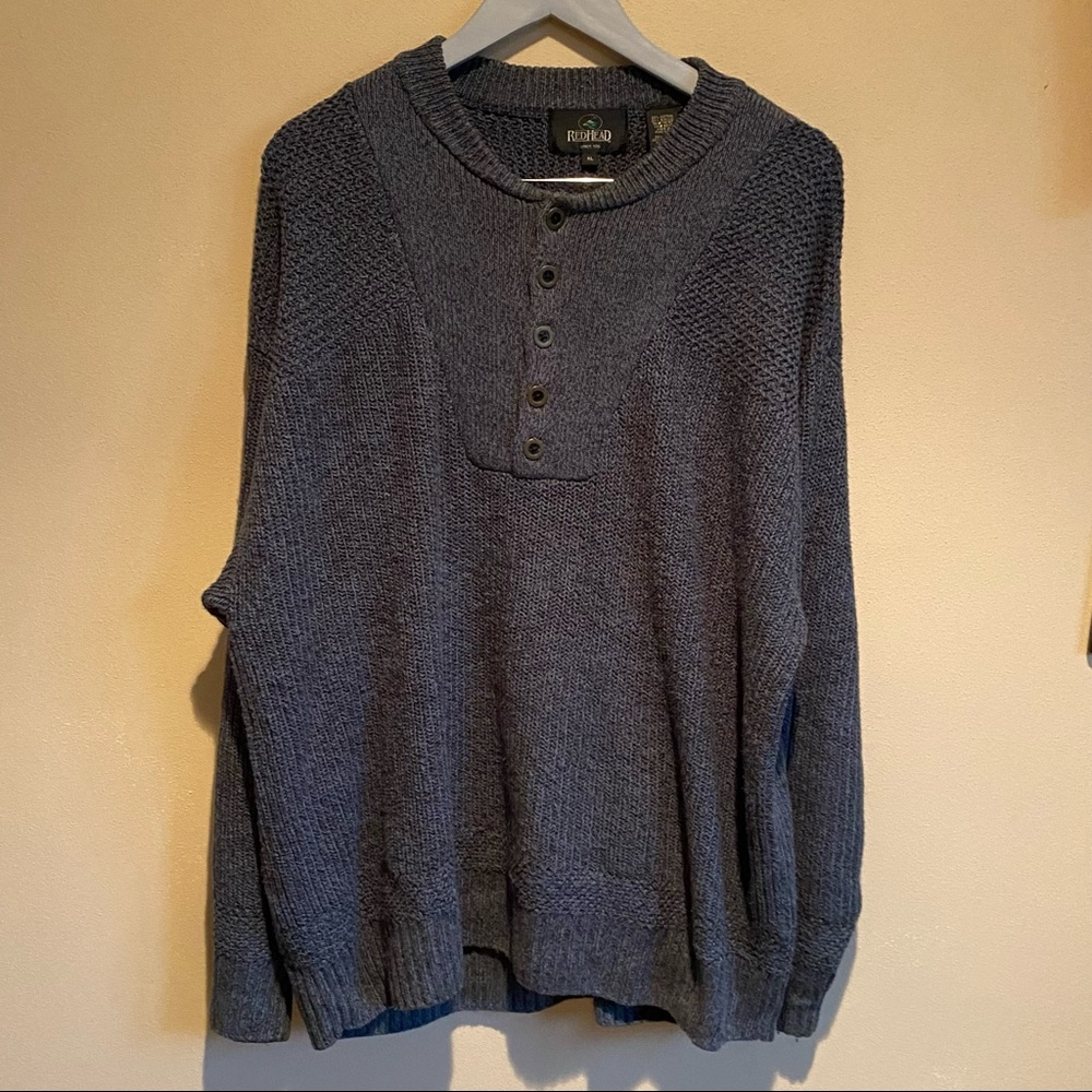 Red Head Brand Co. Men's Green Heavy Knit Sweater
